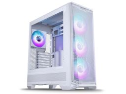 Számítógépház PHANTEKS G400A, Edzett üveg, 4 x 140mm DRGB venti, matt fehér