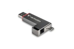Verbatim 256GB Dual QuickStick USB3.2 Silver