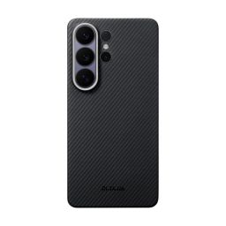 Pitaka Edge Case for Samsung Galaxy S26 Ultra Black/Grey Twill (Aaron Button)