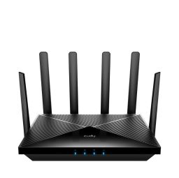 Cudy P5 vezetéknélküli router Gigabit Ethernet Kétsávos (2,4 GHz / 5 GHz) 5G Fekete