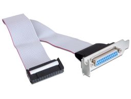 DeLock Low Profile Slot Bracket > 1 x Parallel