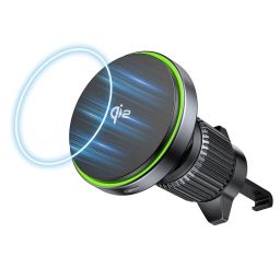 Unitek Qi2 Magnetic Wireless Car Charger Black