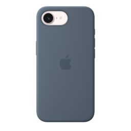 Apple iPhone 17e Silicone Case with MagSafe Anchor Blue