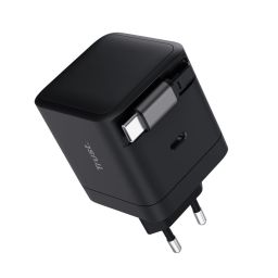 Trust Maxo 65W Retractable USB-C PD Charger Black