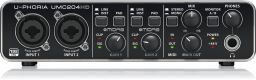 Behringer UMC204HD Audiophile 2x4, 24-Bit/192 kHz USB Audio/MIDI Interface with Midas Mic Preamplifiers