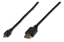 Assmann HDMI High Speed connection cable, type D - A