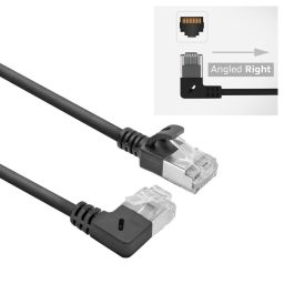 ACT CAT6A U-FTP Patch Cable 1m Black