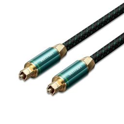 Vention Toslink optical audio cable braided 2m Green Copper