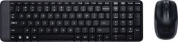 Logitech MK220 wireless billentyűzet + optikai egér Black UK
