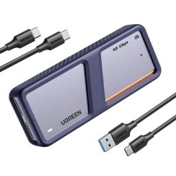 UGREEN D703 M.2 NVMe SSD enclosure USB4 Grey
