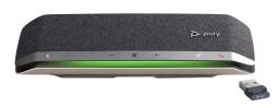 Poly Plantronics Sync 40+ USB-A/USB-C + BT600 Conferencing Speaker Black/Silver