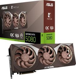 VGA ASUS NVIDIA RTX 5080 16GB GDDR7 - RTX5080-O16G-NOCTUA