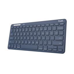 Trust Lyra Compact Wireless Bluetooth Keyboard Blue US