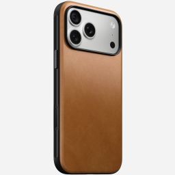 Nomad Modern Leather Case for iPhone 18 Pro Max/17 Pro Max English Tan
