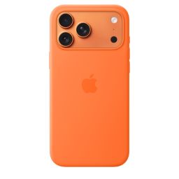 Apple iPhone 17 Pro Max Silicone Case with MagSafe Orange