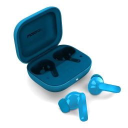 Motorola Moto Buds Bass Bluetooth Headset Blue Jewel
