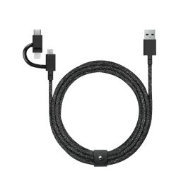 Native Union Belt Cable Universal (USB-A - USB-C, Micro USB, Lightning) 2m Cosmos