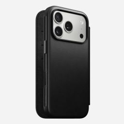 Nomad Modern Leather Folio for iPhone 17 Pro Black