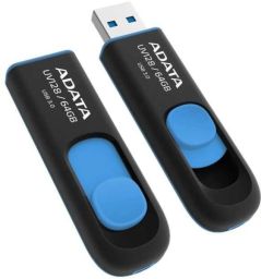 A-Data 64GB Flash Drive UV128 USB3.0 Black/Blue