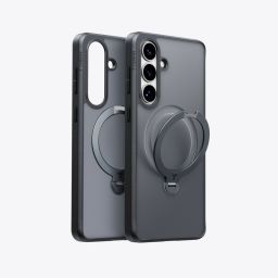 Torras Ostand Q3 Spin case for Samsung Galaxy S26 Obsidian Black