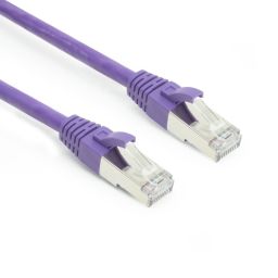 ACT CAT6A SFTP Patch cable 0,25m Purple