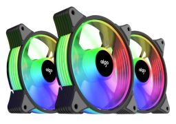 Aigo AR12 3az1-ben RGB ház hűtő ventilátor szett
