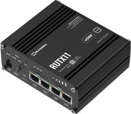 Teltonika RUTX11 4xGbE LAN 2xminiSIM 4G/LTE CAT6 Bluetooth Dual-Band 802.11ac Vezeték nélküli Gigabit ipari LTE router