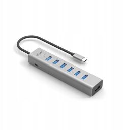 I-TEC 7-portos USB3.2 HUB Grey