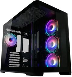 HÁZ LC Power - LC-8001B-ON hangszigetelt ATX ház