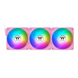 Thermaltake CT140 EX ARGB Sync PC Cooling Fan Pink (3-Fan Pack)