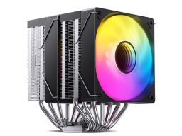 Processzor hűtő Jonsbo CR-3000 ARGB Dual torony, 2x120mm venti, Fekete