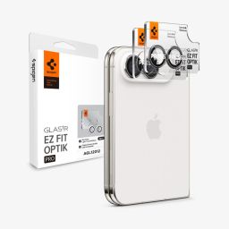 Spigen Glass tR EZ Fit Optik Pro for iPhone Duo 2 Pack Star White