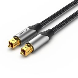 Vention Optical Fiber Audio Cable Aluminum Alloy Type 3m Gray