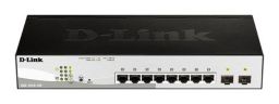 D-Link 10-port 10/100/1000 Gigabit PoE Smart Switch including 2 Combo 1000BaseT/