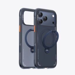 Torras Ostand Q3 Air case for iPhone 17 Pro Max Deep Blue