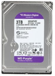 Western Digital 3TB 5400rpm SATA-600 128MB Purple WD34PURZ