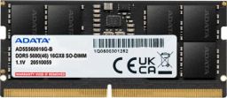ADATA Memória Notebook - 16GB DDR5 (5600MHz, CL46, 1.1V, SINGLE)
