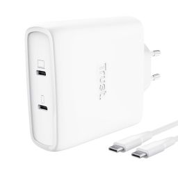 Trust Maxo 100W 2-Port USB-C GaN Charger White