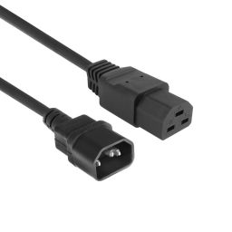 ACT Powercord C14 male- C21 famale 3m Black