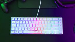 The G-Lab Keyz Hydrogen Keyboard White HU