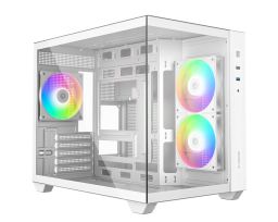 ID-COOLING VIEW 500 ARGB WH Tempered Glass White