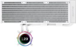 Processzorhűtő Lian Li HYDROSHIFT II LCD-C 360N Ventilátor nélküli ARGB AiO  - Fehér