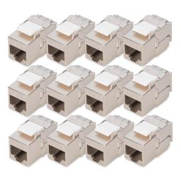 Digitus CAT 6A Keystone Jack, shielded,Re-embedded 12pc