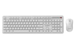 Gembird KBS-WPS-01 Slim Pro Business Wireless Keyboard Combo White US