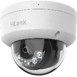 HiLook IPC-D120HA-LU(2.8mm) /Kültéri/2MP/2,8mm/IR/Láthatófény 30m/IK08/MD 2.0/Smart Hybrid Light PoE IP dóm kamera