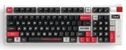 BILL MONKA Storm vezeték nélküli gaming billentyűzet - Fehér - US /MONKA Violet Linear/