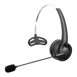 Logilink Wireless mono headset flexible microphone BT 6.0 USB-C Black