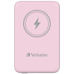 Verbatim Charge 'n' Go Magnetic Wireless 10000mAh PowerBank Pink