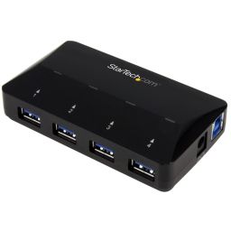 Startech 4-portos USB3.0 HUB Black