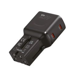 Mobile Origin 45W Travel Adapter EU/US/UK/AU PW26 Black